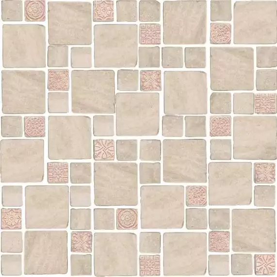 Kerama Marazzi MBD006 Мозаика Риальто Антика 4 мозаичный бежевый светлый матовый 30х30