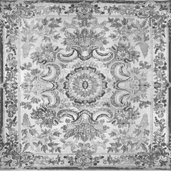 Kilim Black Natural Mix 59.55x59.55