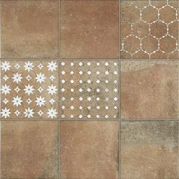 Kube Quinta Cotto-Carrara 45x45
