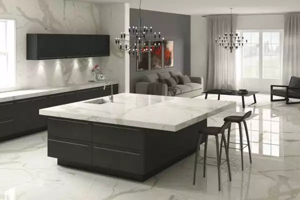 L175298MF6 Керамогранит Crema Marfil Extra Lucidato 75x150