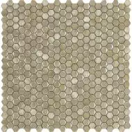 L244008671 Мозаика Gravity Aluminium Hexagon Gold 30.7x30.4x04