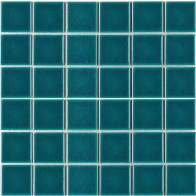 LWWB80081 Мозаика Crackle Green Glossy 4.8x4.8 30.6х30.6х6