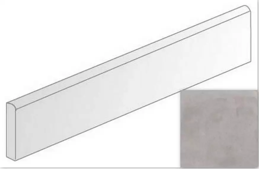 Laverton Rodapie Colerne Antideslizante Gris 9.4*30