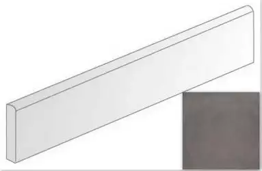 Laverton Rodapie Grafito 9.4x60
