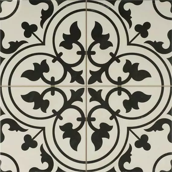 Ledbury Charcoal Black Pre-cut 45x45