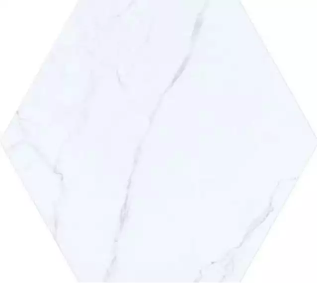 Lincoln M White hexagon 19.8x22.8