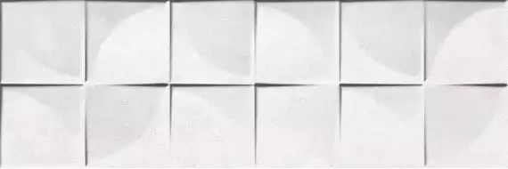 Locarno White Quardra 25x75x0.9