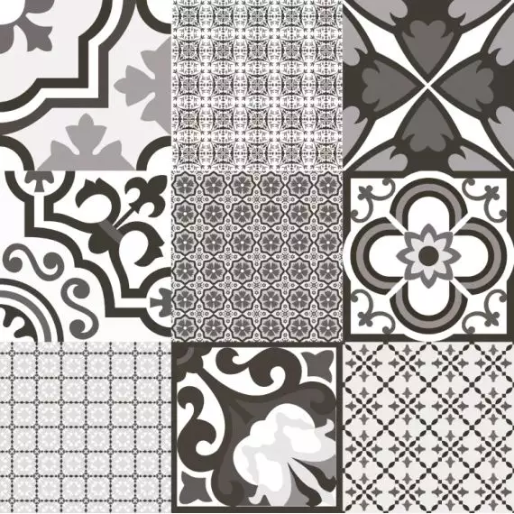 Logos Negro Satin 58x58