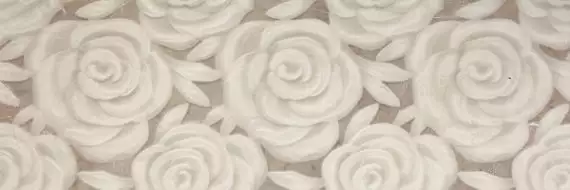 Lyon 9535 Crema Relieve Rose Rectificado 30x90