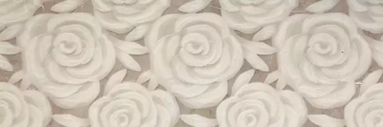 Lyon 9535 Crema Relieve Rose Rectificado 30x90