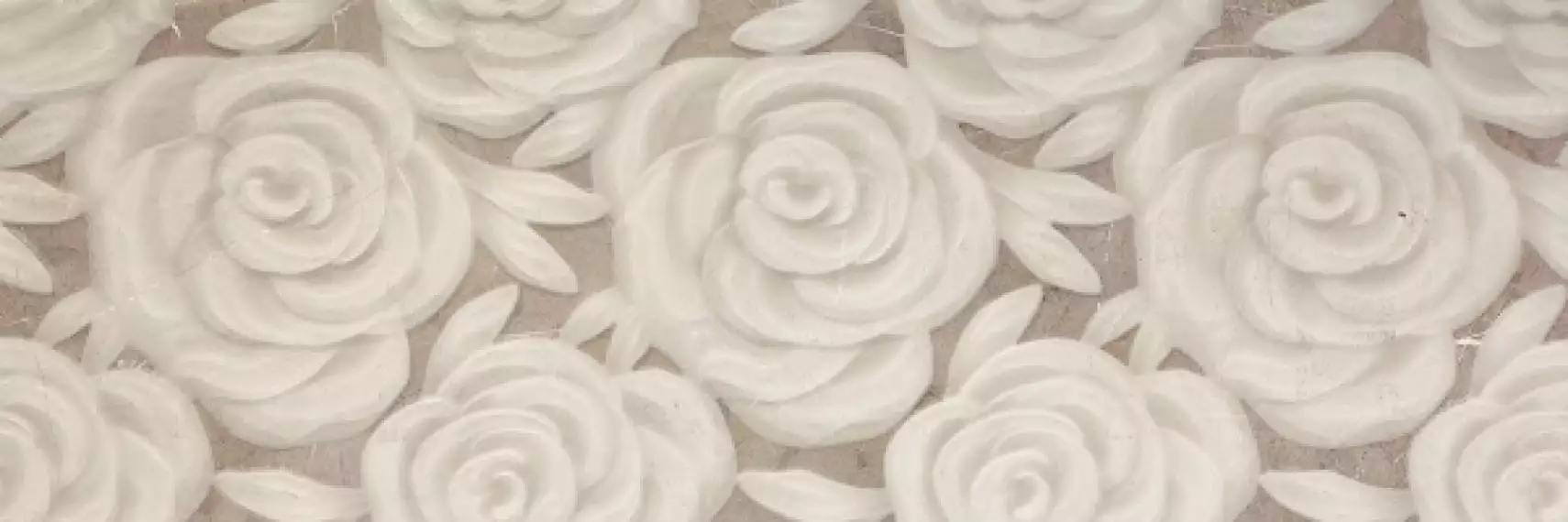 Lyon 9535 Crema Relieve Rose Rectificado 30x90