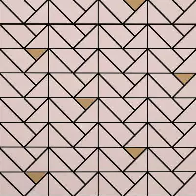 M3J2 Eclettica Rose Mosaico Bronze 40x40