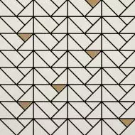 M3J8 Eclettica Cream Mosaico Bronze 40x40