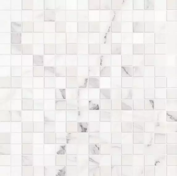 M8H3 Allmarble Wall Statuario Mosaico Lux 40х40