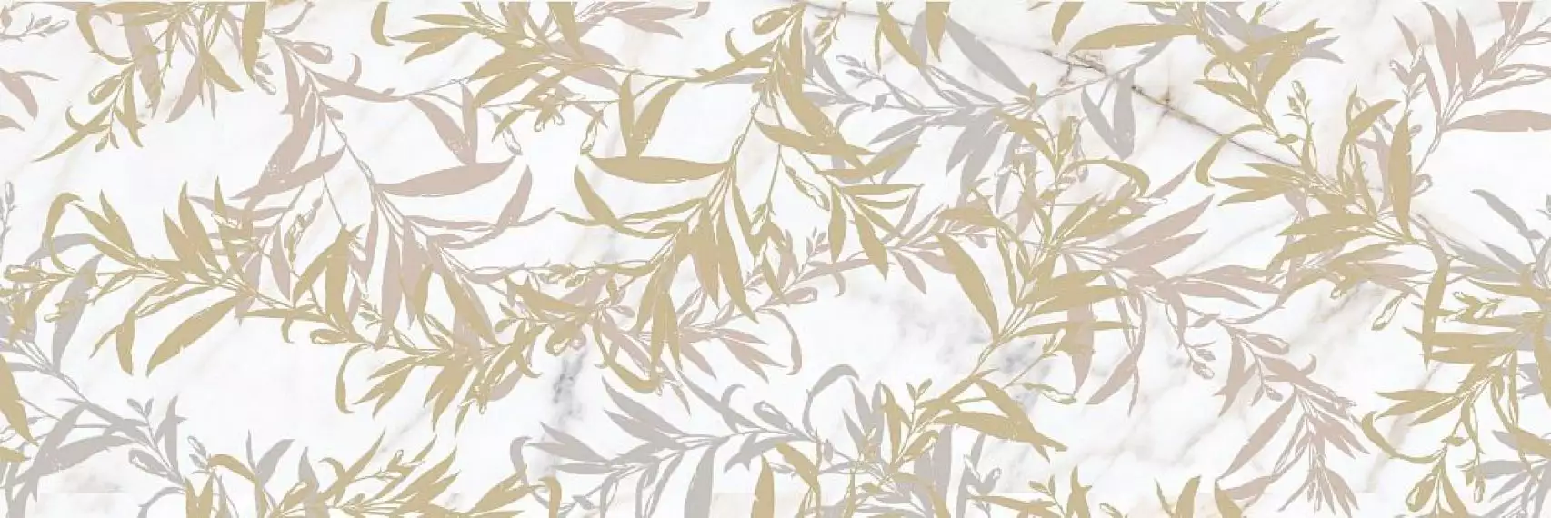 M8T0 Allmarble Wall Golden White Satin Decoro Foliage 80x120