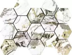 MALLA HEX CR LUX GROTTA ORO 32.5x22.5