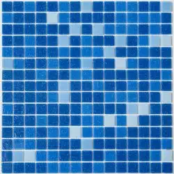MIX21 стекло синий (сетка) 20x20x4 327x327