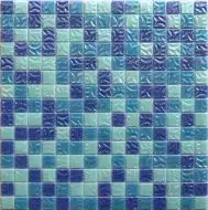 MIX27 стекло синий (сетка) 20x20x4 327x327