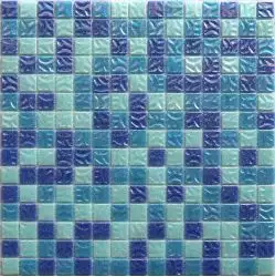 MIX27 стекло синий (сетка) 20x20x4 327x327
