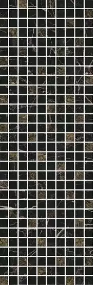 MM12111 Плитка Астория черный мозаичный 25x75