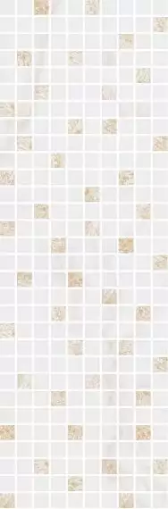 MM12112 Плитка Астория белый мозаичный 25x75