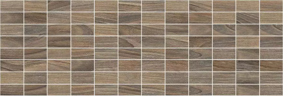 MM60066 Zen Декор мозаичный коричневый 20х60
