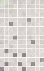 MM6268A Плитка Мармион серый мозаичный 25*40 декор