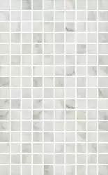 MM6432 Мозаика Кантата мозаичный белый глянцевый 25x40