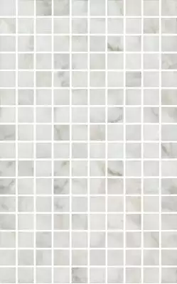 MM6432 Мозаика Кантата мозаичный белый глянцевый 25x40