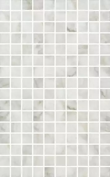 MM6432 Мозаика Кантата мозаичный белый глянцевый 25x40