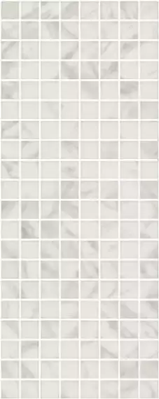 MM7203 Плитка Алькала белый мозаичный 50x20