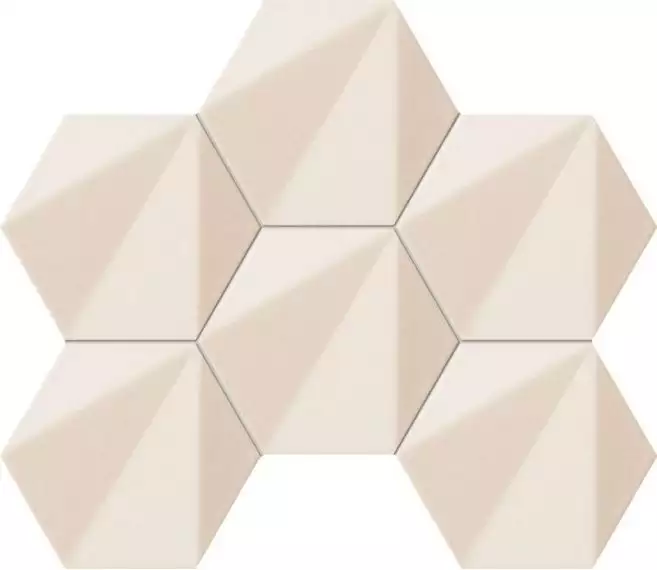 MS-Beat of White hex 28.9x22.1