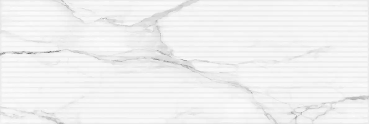 Marble gloss white 02 30х90