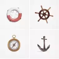 Marine Mix Blanco 20х20