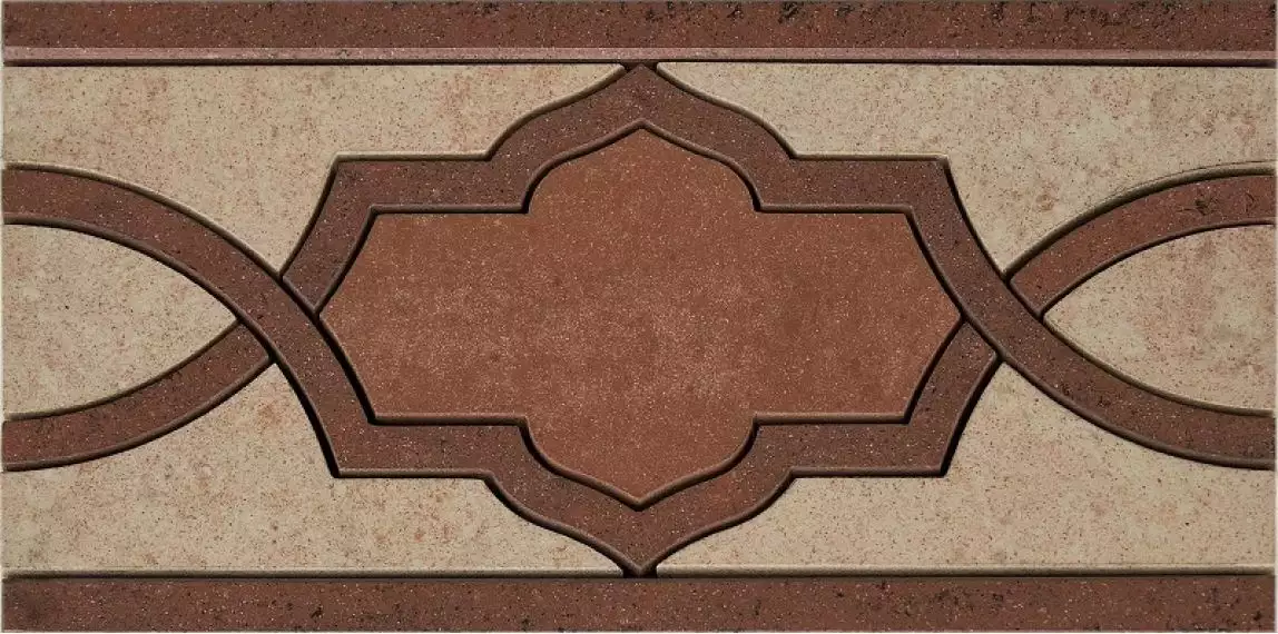 Marte Levigato Palissandro Fascia Rinascimento B 20x40
