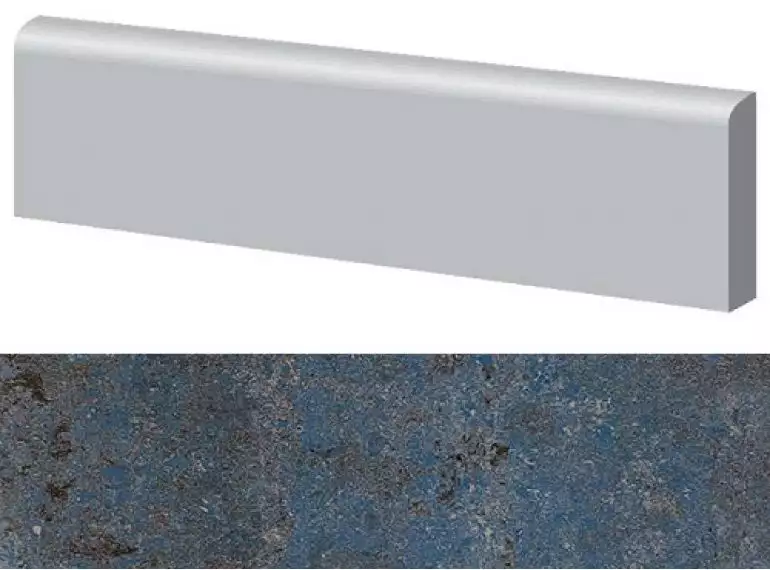 Marte Naturale Azul Bahia Battiscopa 9x30