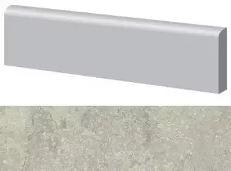 Marte Naturale Grigio Egeo Battiscopa 9x30