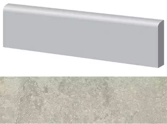 Marte Naturale Grigio Egeo Battiscopa 9x30