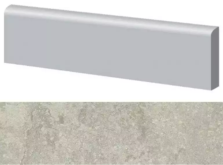 Marte Naturale Grigio Egeo Battiscopa 9x40