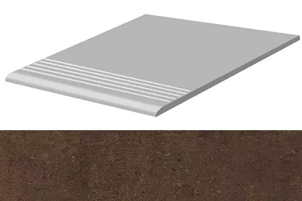 Marte Naturale Ramora Brown Gradino 30x30