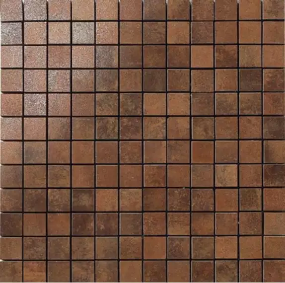Metal Copper Lappato Mosaico 2.5x2.5 29.75x29.75
