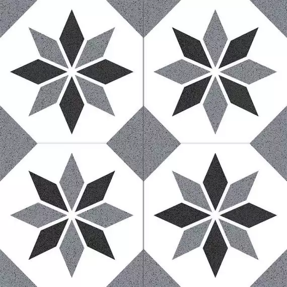 Milan Grey Pre-cut 45x45