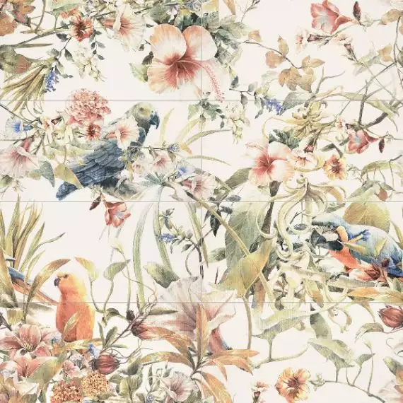 Modern Pearl parrots (комплект 8шт) 119,8x119,8