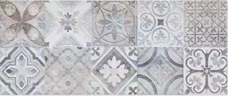 Moris grey patchwork 25x60