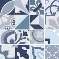 Mosaico Lumier Blue 30x30