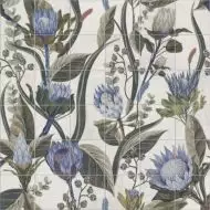 Mural Blue Leaves 20x20 (комп/36шт)