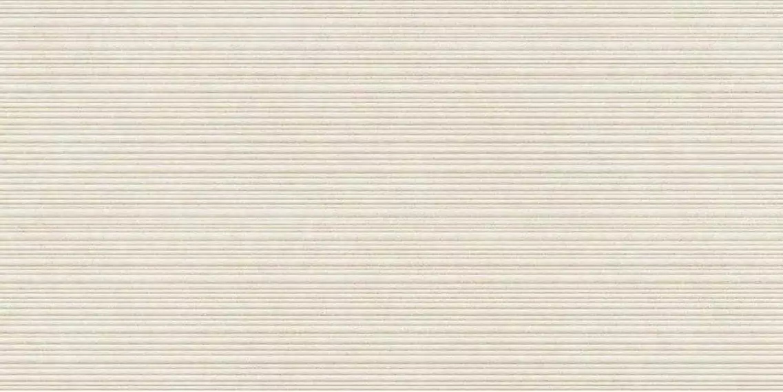NU01BAR Керамогранит Nuances Bianco Ribbed SQ. 120x60