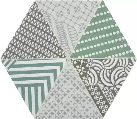 Nordic Hexa Mix-2 Grs-Vrd 20*23