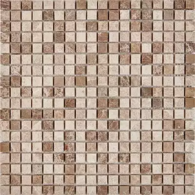PIX224 Мозаика из мрамора 15x15 305х305x4