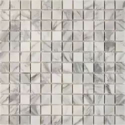 PIX242 Мозаика из мрамора 23x23 305х305x6
